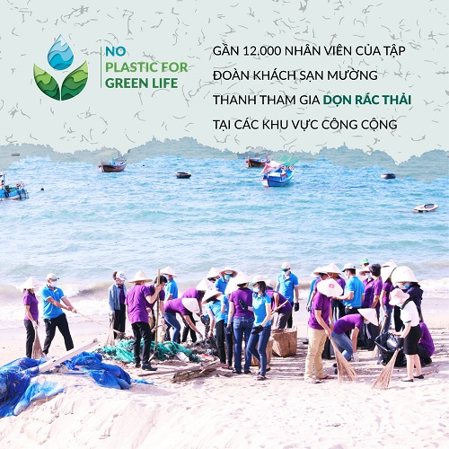 Gần 12.000 nhân viên tại chuỗi khách sạn Mường Thanh tham gia dọn rác thải – bảo vệ môi trường